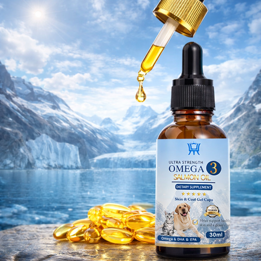 GLOWARY Ultra Strength Omega 3 Salmon Oil